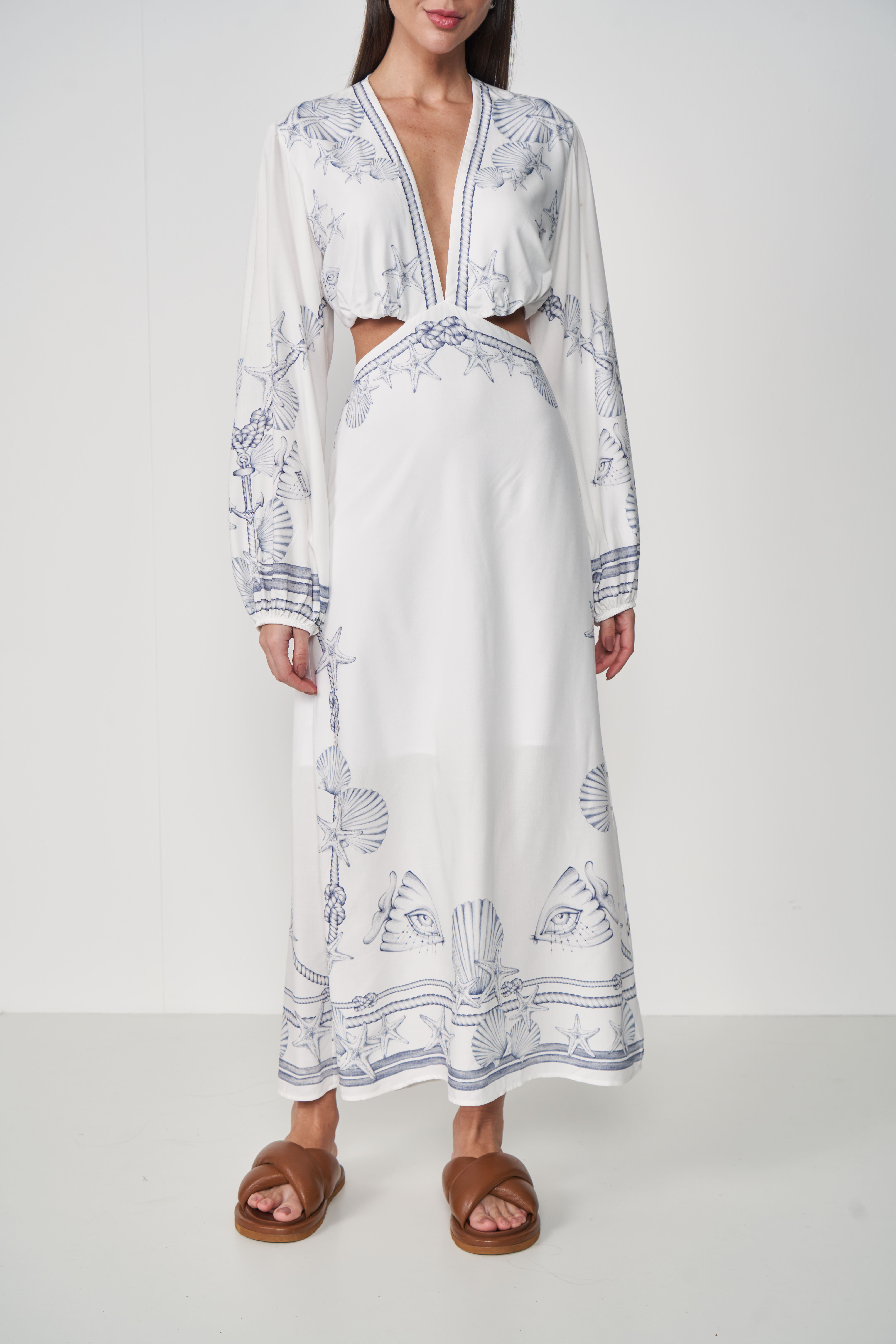VESTIDO ESTAMPADO M BARUCH ANCORAII