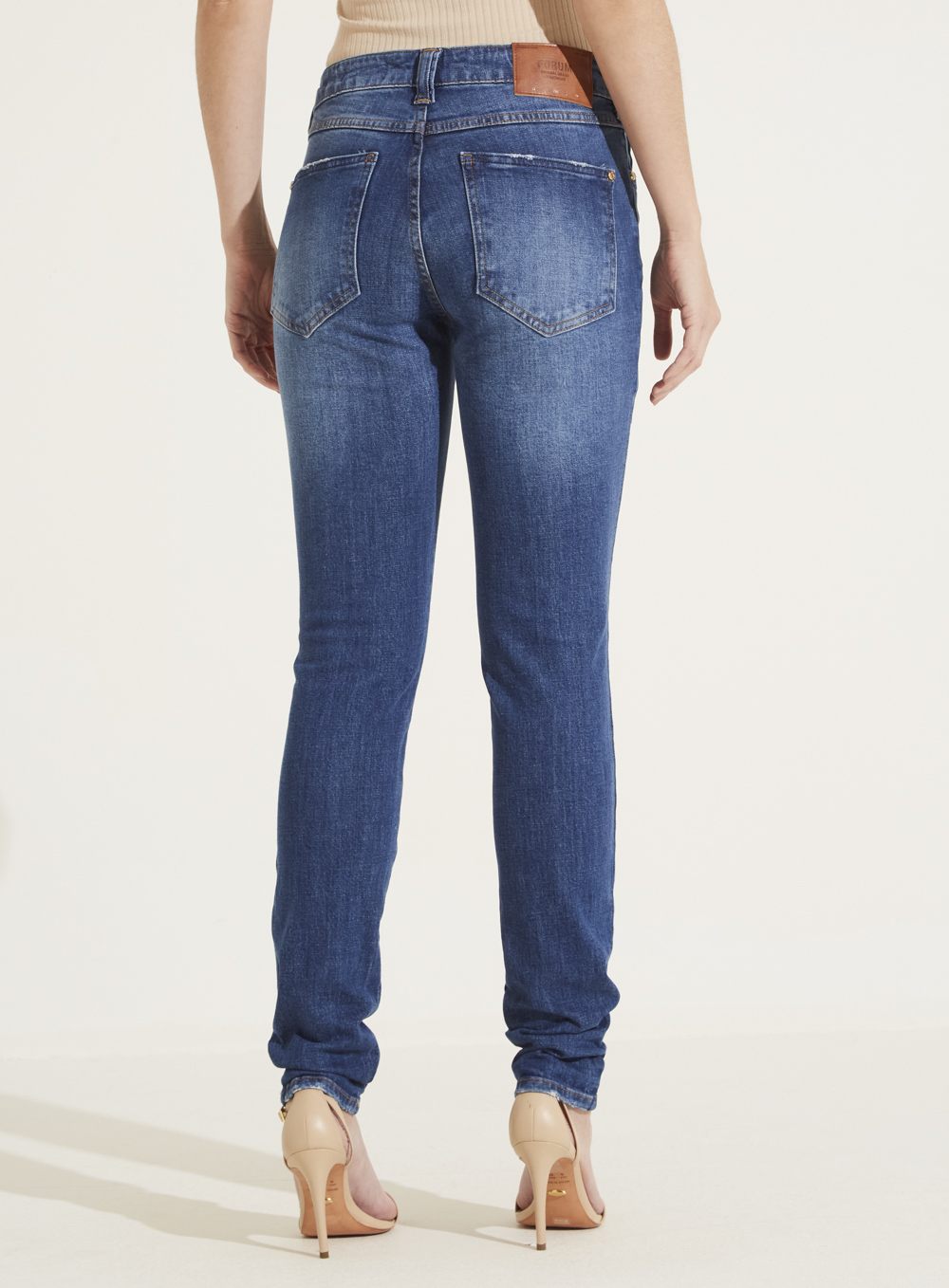 CALÇA JEANS MARISA SKINNY 38 INDIGO
