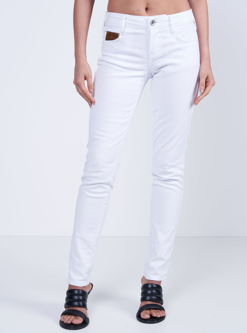 CALÇA SARJA ICONIC 42 BRANCO