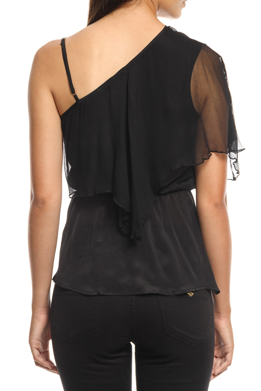 BLUSA SEDA P PRETO