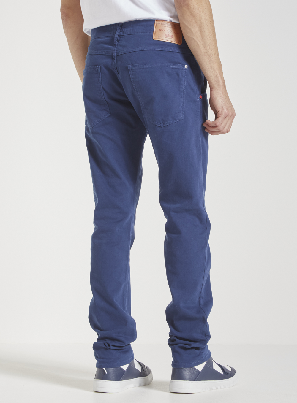 CALÇA SARJA IGOR SKINNY 40 AZUL DARKNESS