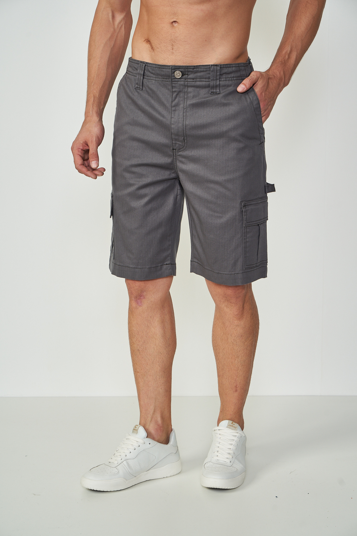 BERMUDA COLCCI 42 CINZA FULIGEM