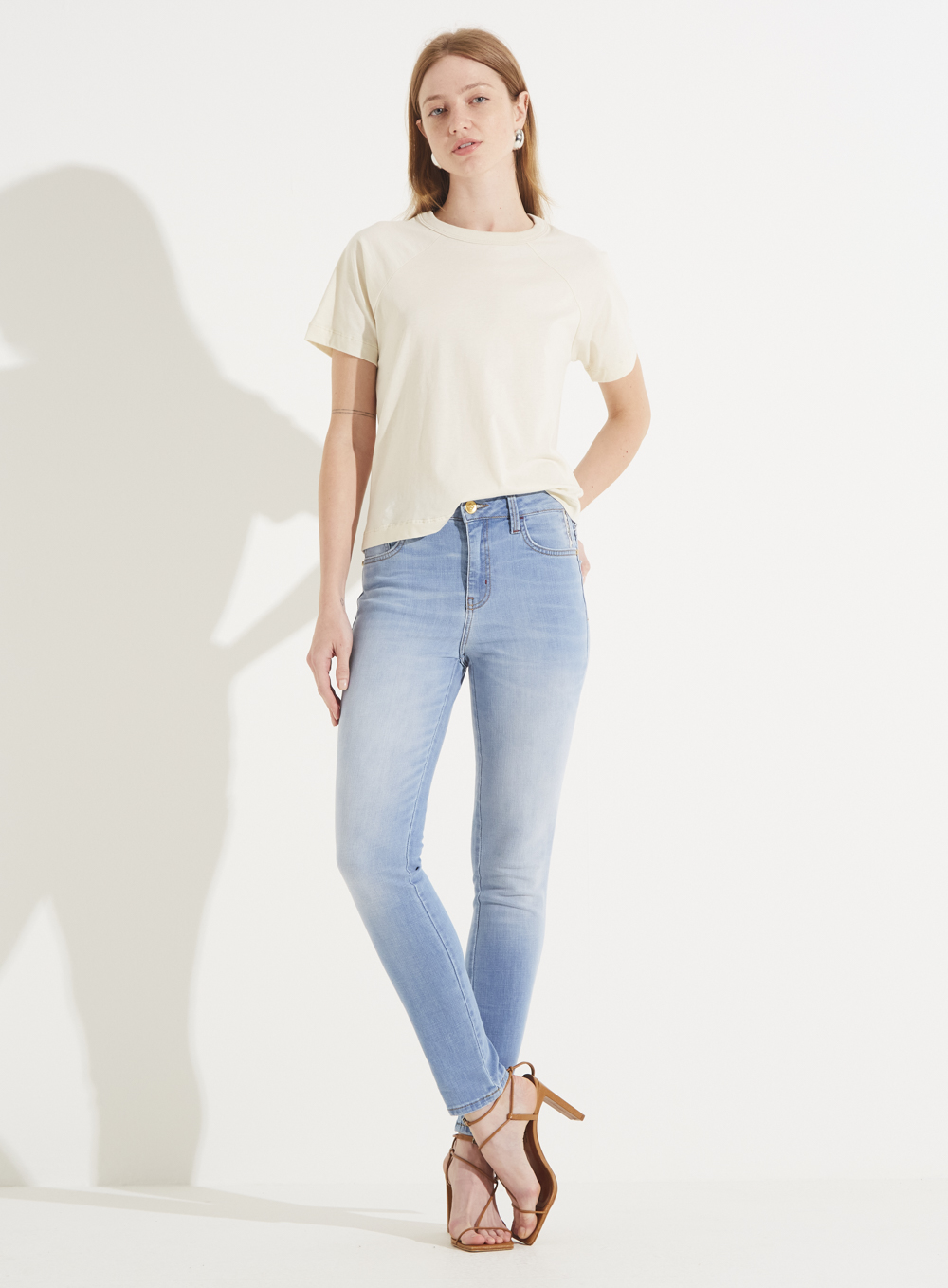 CALÇA JEANS MARISA 2 CIGARRETE 36 INDIGO