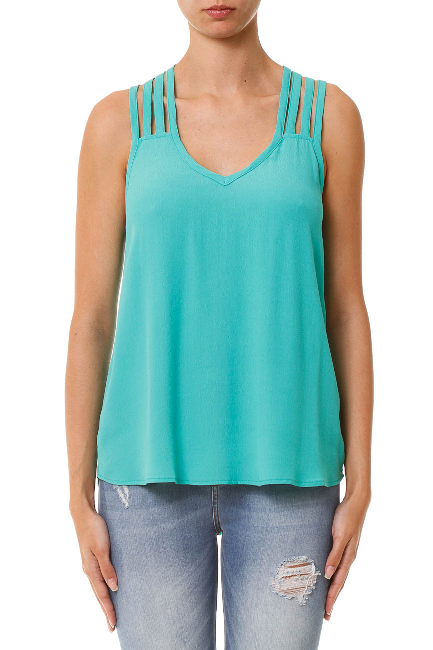 BLUSA FEM ALCA 38 VERDE LADRILHO