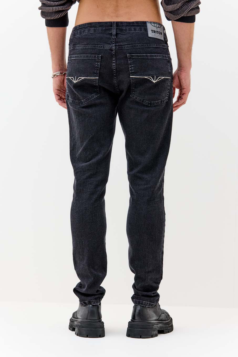 CALÇA JEANS JONAS 48 IND.PRETO