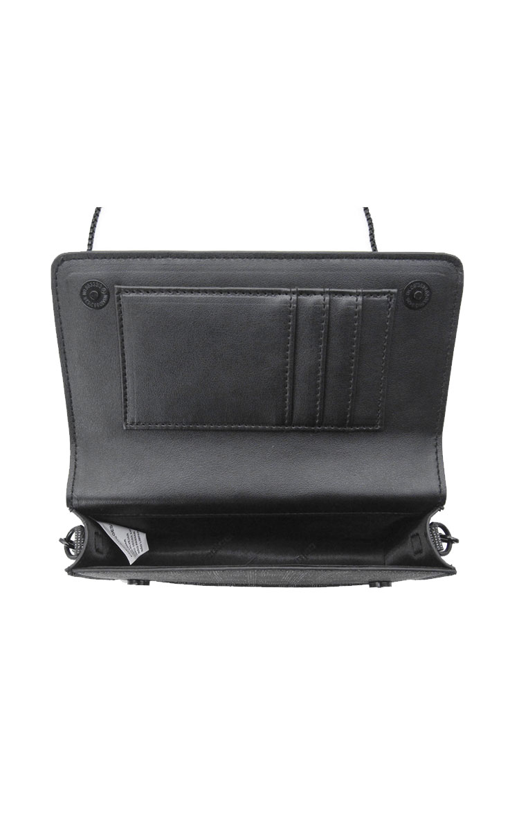 CARTEIRA COLCCI FEM CROSSBODY MONOGRA U CARAMELO