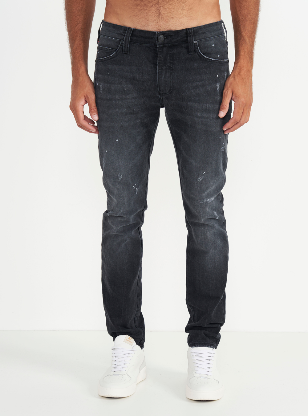 CALÇA JEANS FELIPE SKINNY 42 IND.PRETO