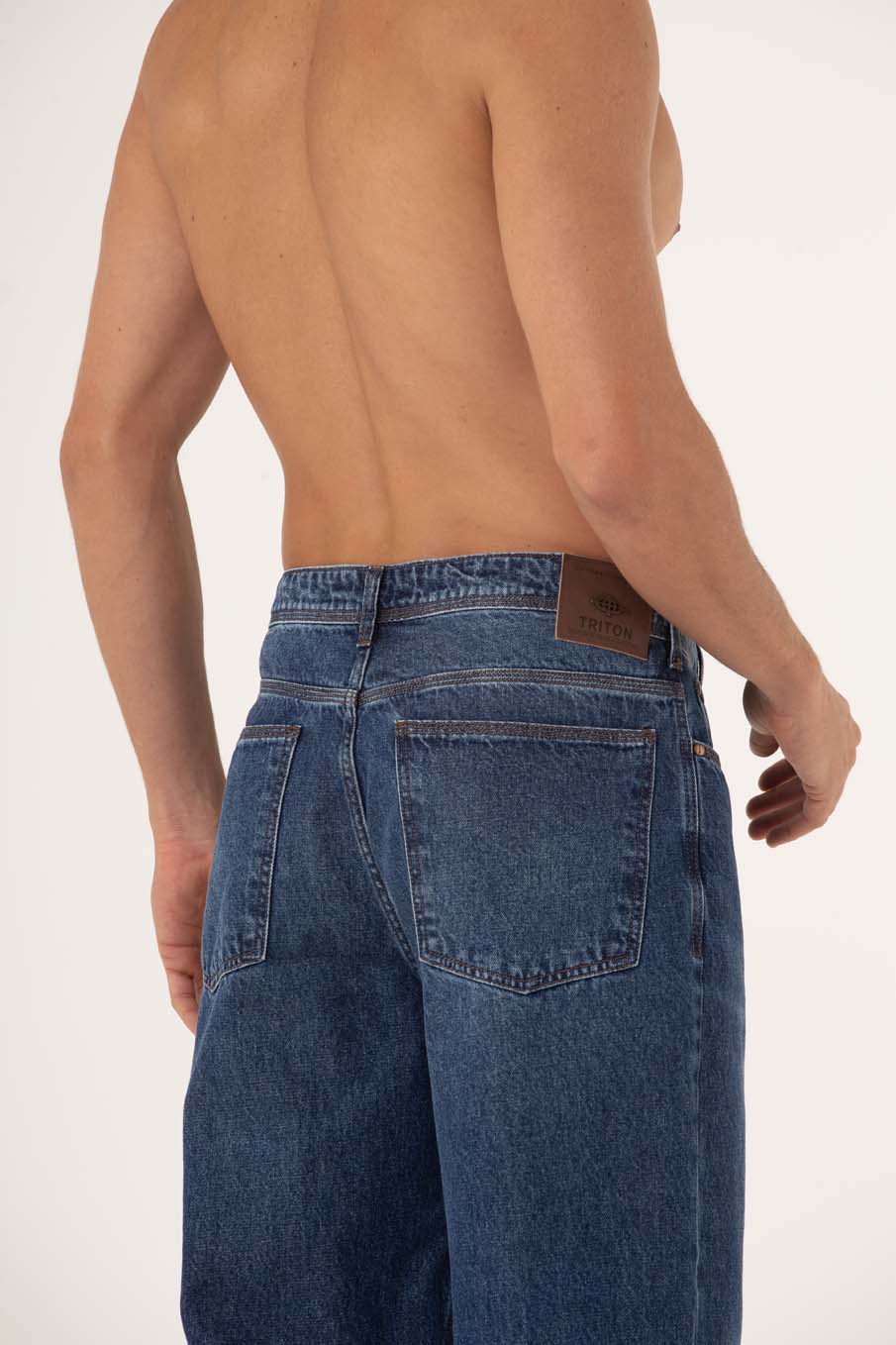 CALÇA JEANS JOÃO 42 INDIGO