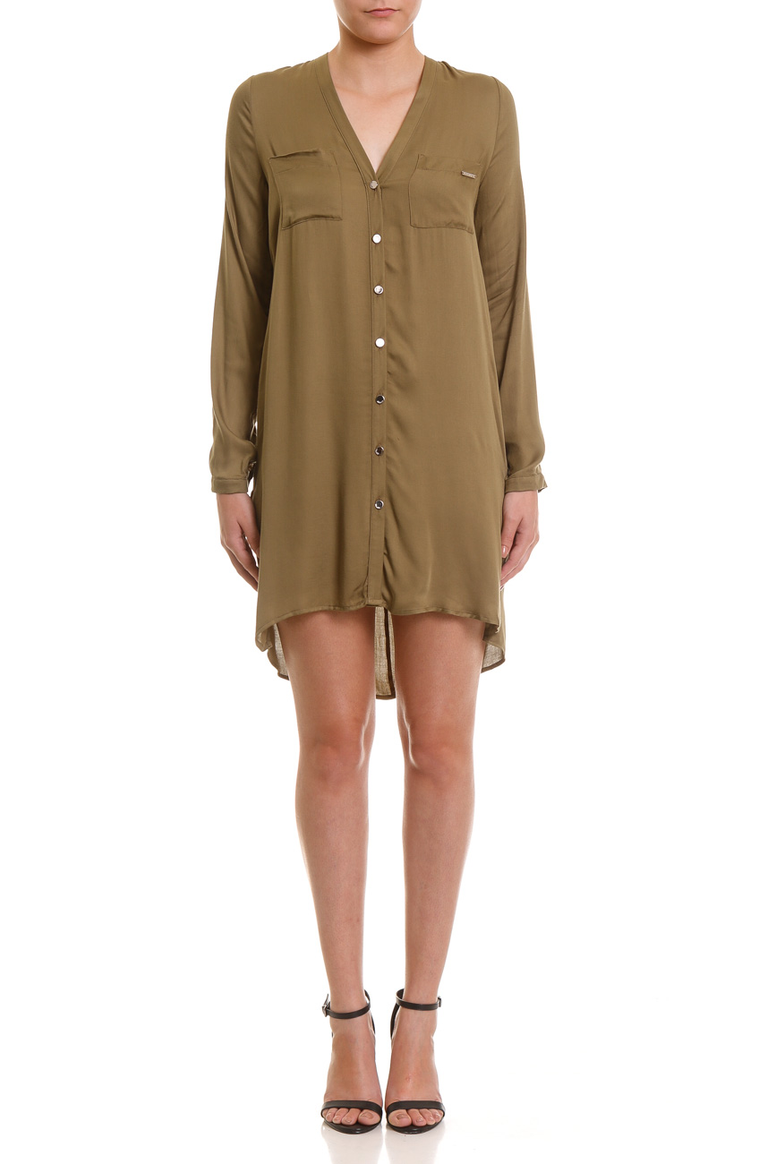 CAMISA FEM ML P VERDE FLOYD