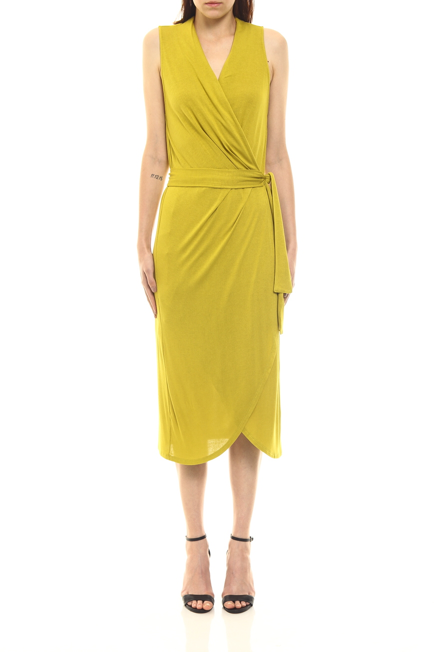 VESTIDO MIDI FORUM P VERDE JETS