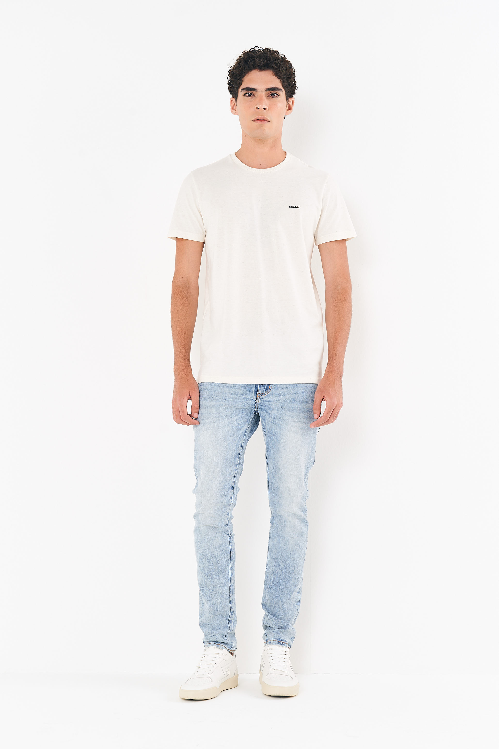 CAMISETA LINHO XGG OFF/BEGE