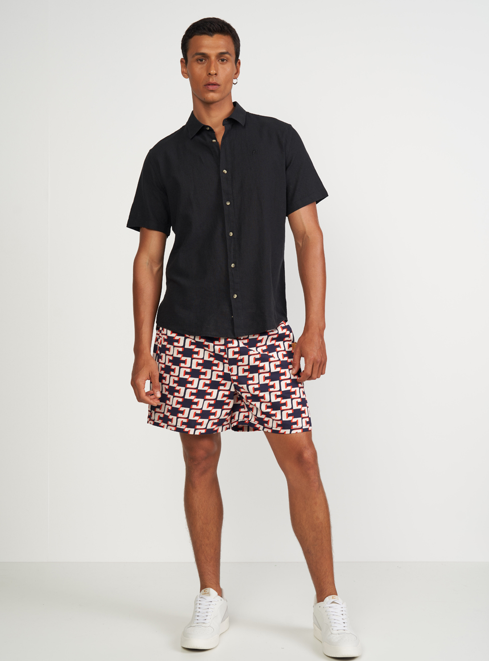 CAMISA LINHO RELAX P PRETO
