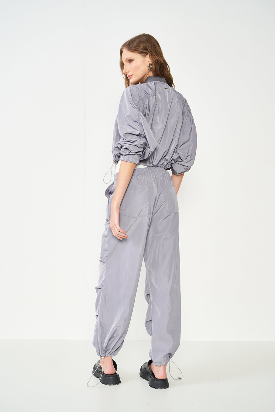 JAQUETA NYLON P CINZA FLINT GRA