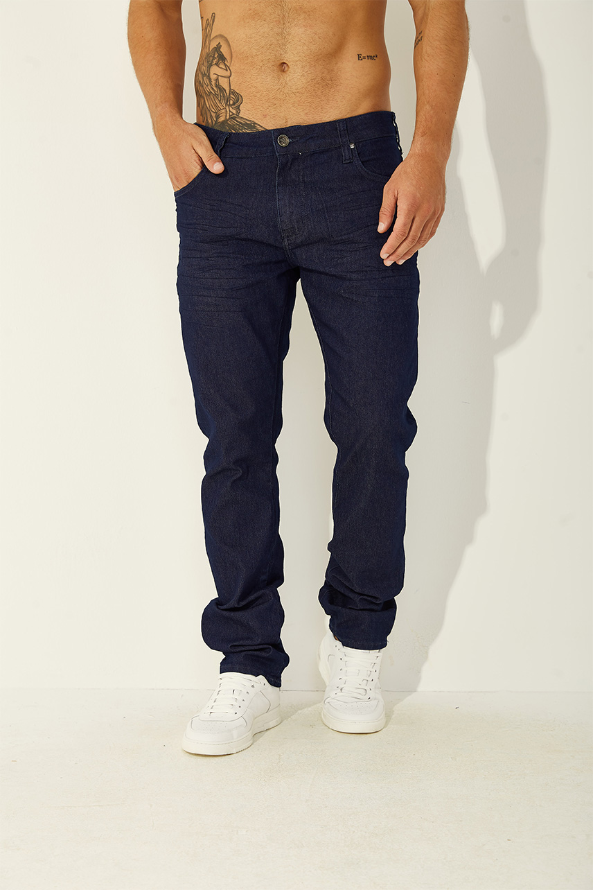 CALÇA JEANS JOHN RETA 48 INDIGO