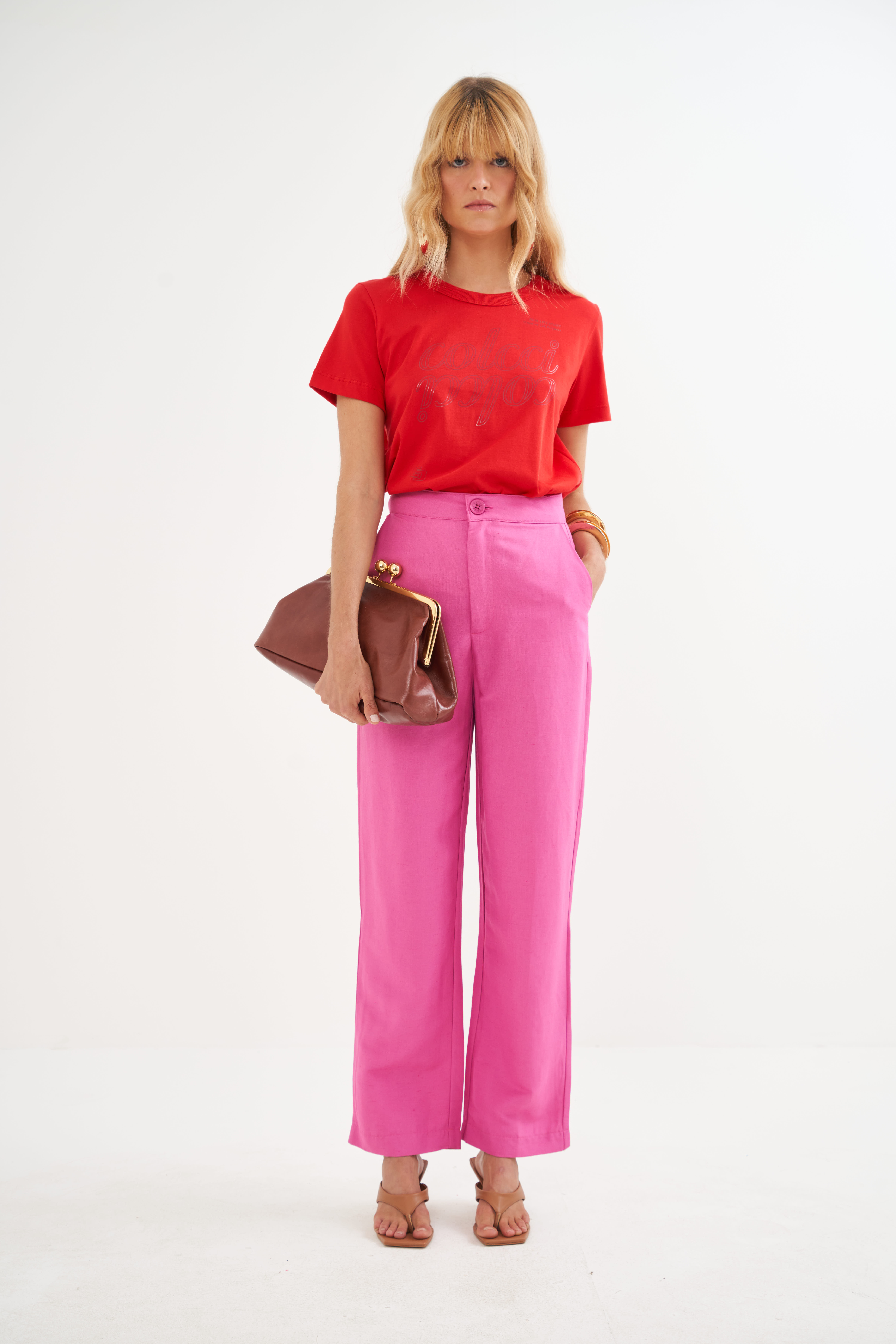 CAMISETA COLCCI PP VERMELHO IFE