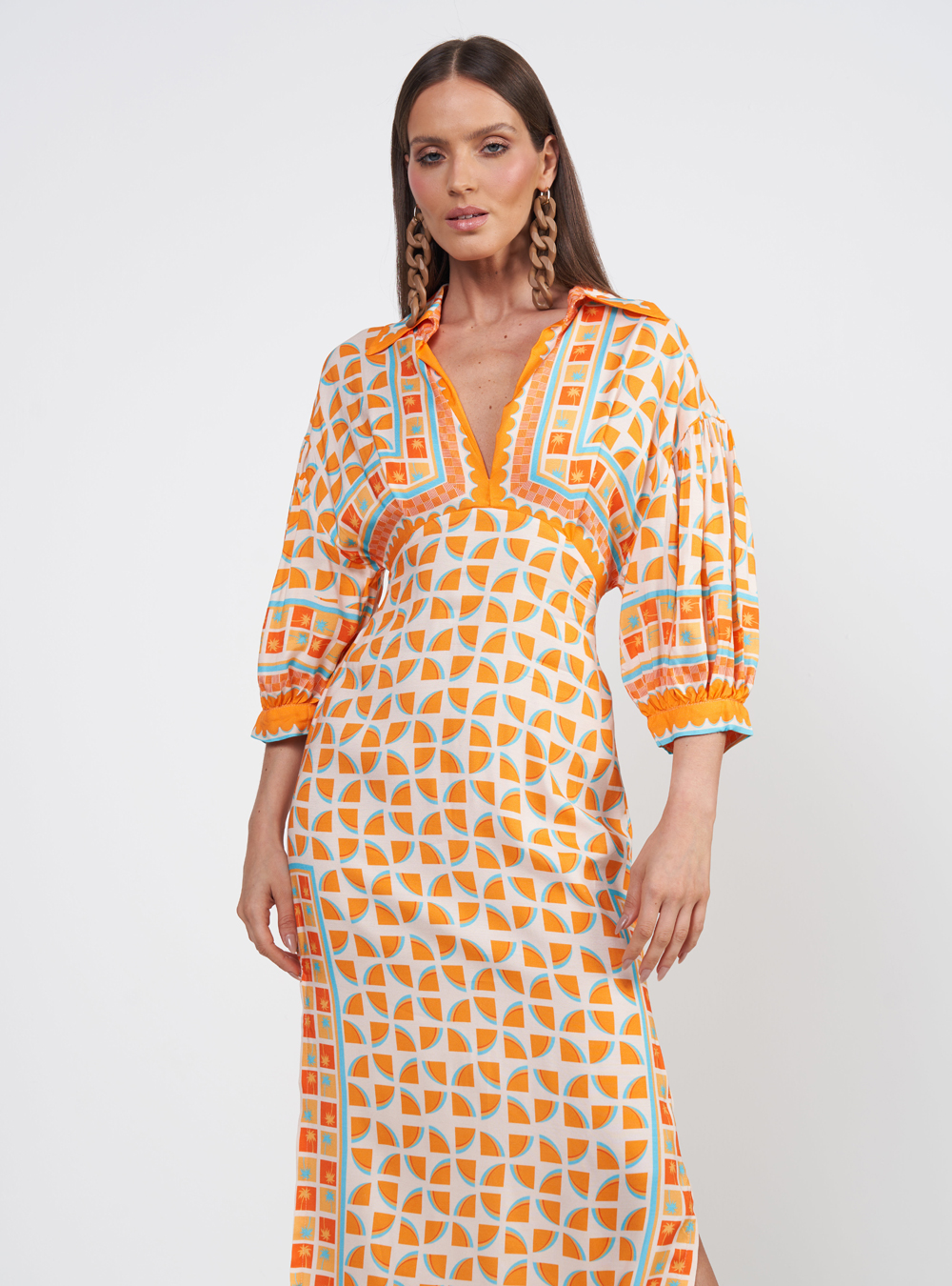 VESTIDO ESTAMPADO G COQUEIROS II