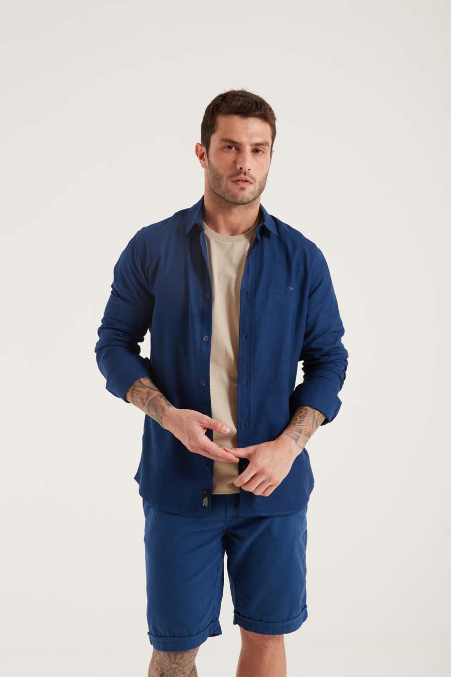 CAMISA CASUAL GG PRETO