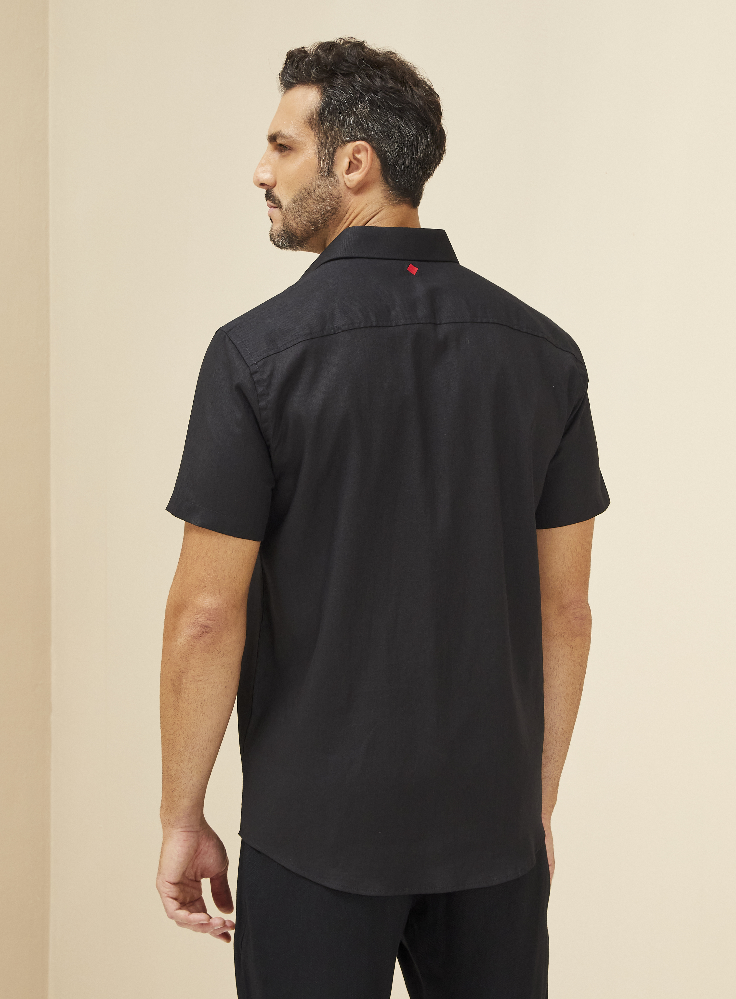 CAMISA LINHO RELAX XGG PRETO