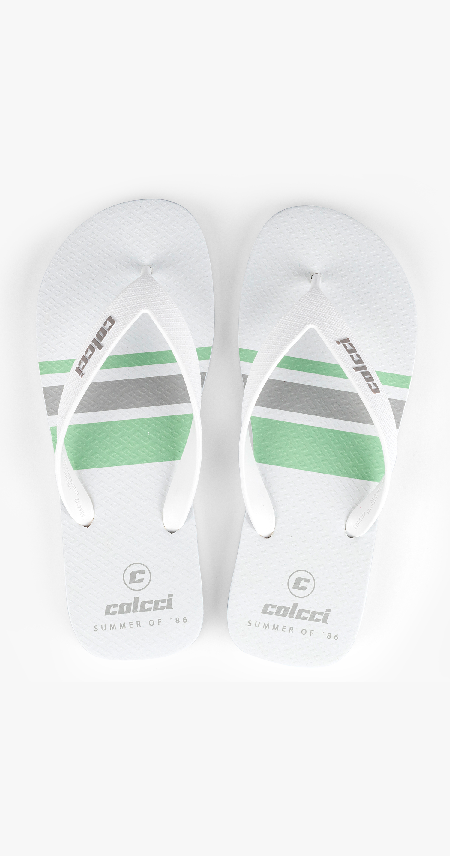 CHINELO MASC COLCCI SUMMER LINES 37-38 OFF WHITE
