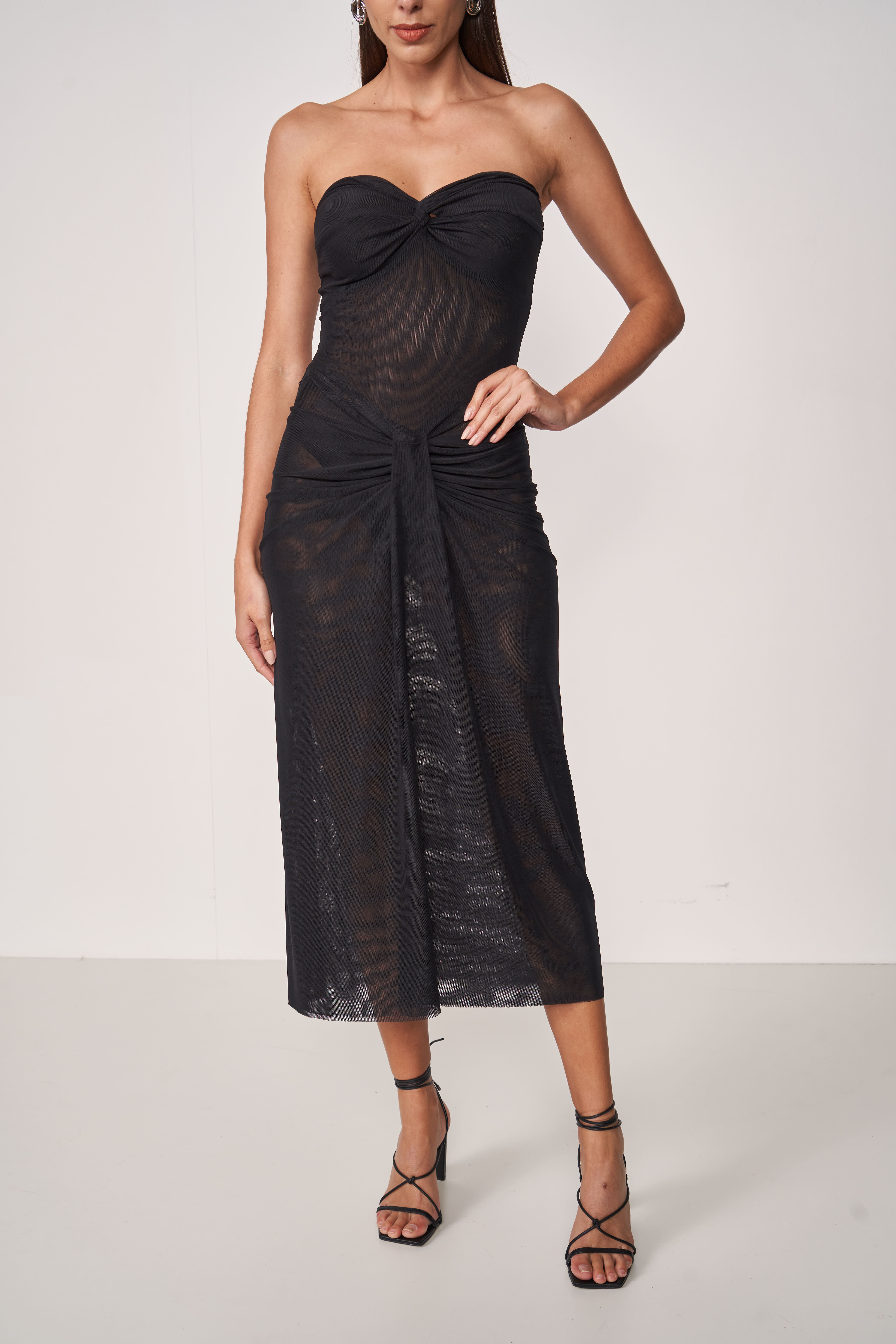 VESTIDO TULE M PRETO