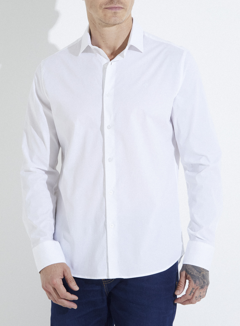 CAMISA SLIM FIT 3 AZUL DARKNESS