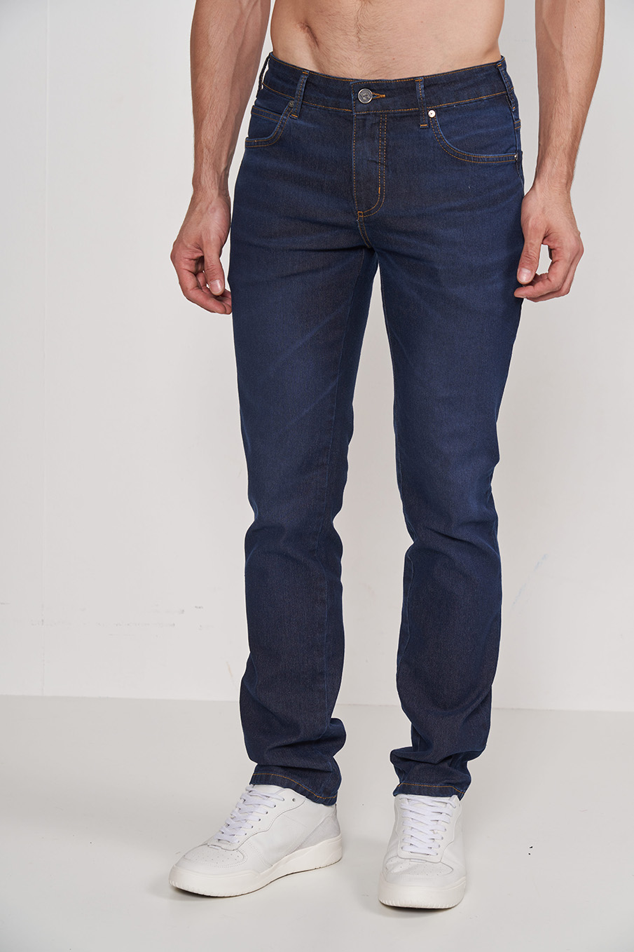 CALÇA JEANS ALEX SLIM 48 INDIGO