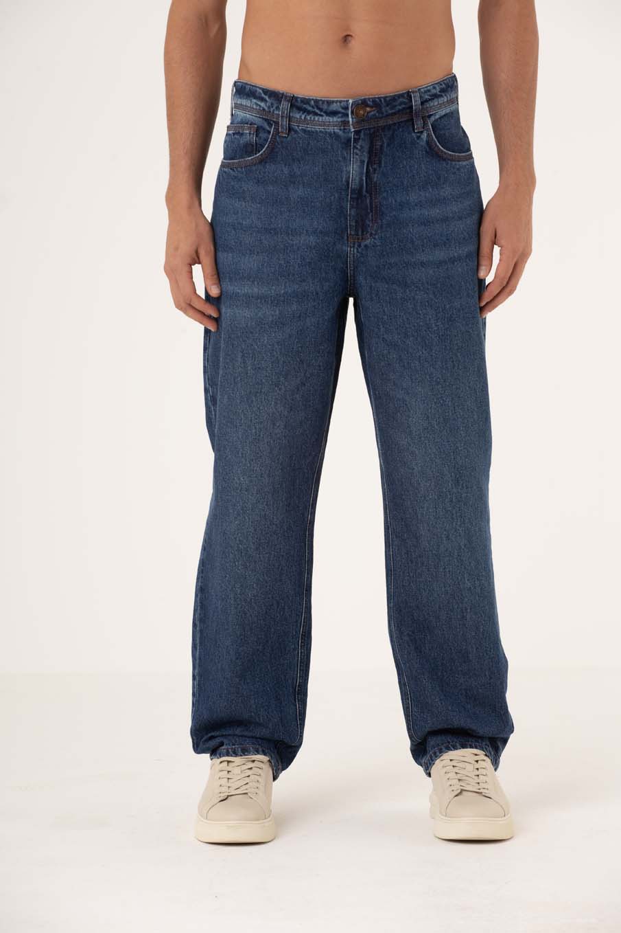 CALÇA JEANS JOÃO 42 INDIGO