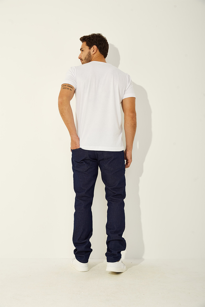 CALÇA JEANS JOHN RETA 48 INDIGO