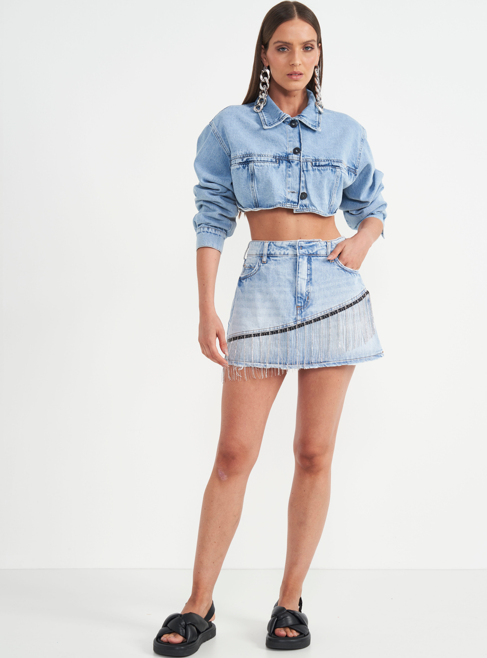 SAIA JEANS 36 INDIGO