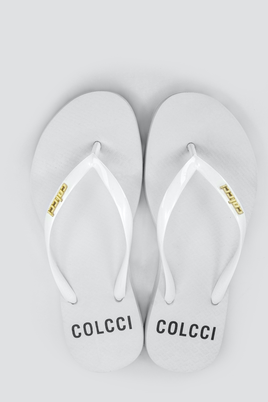 SANDALIA FEMININA COLCCI BASIC 33-34 BRANCO