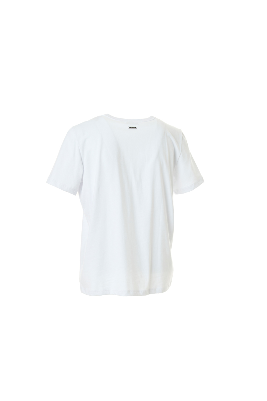 CAMISETA ESTAMPADA COM APLICAÇÃO M LARANJA RED ORA