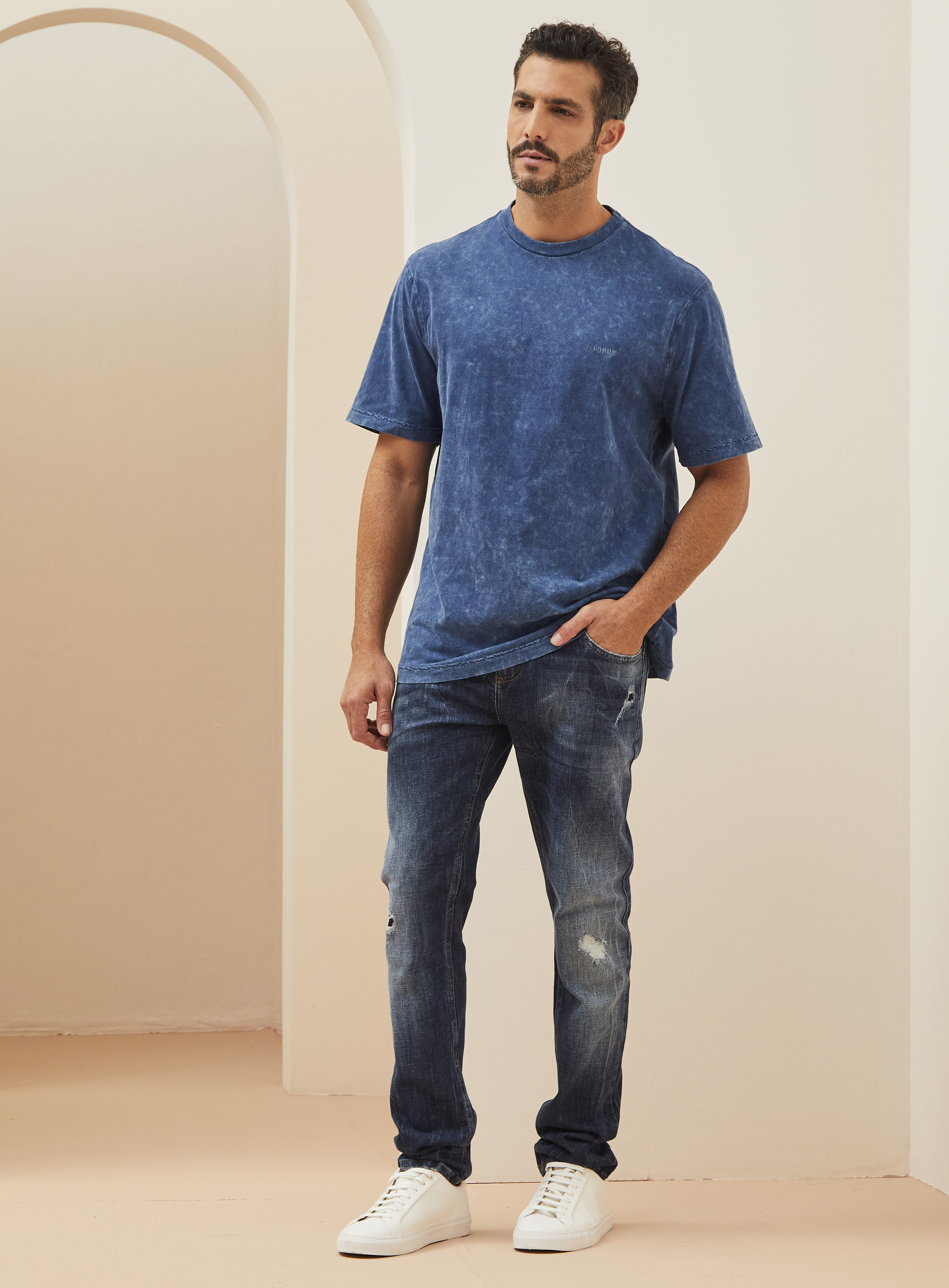 CALÇA JEANS IGOR SKINNY 44 INDIGO