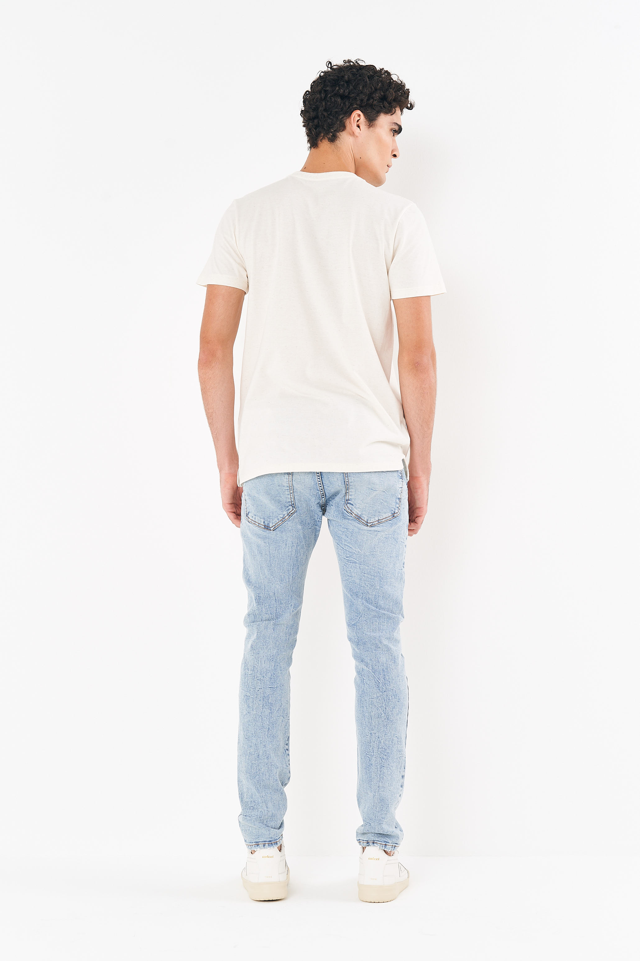 CAMISETA LINHO XGG OFF/BEGE