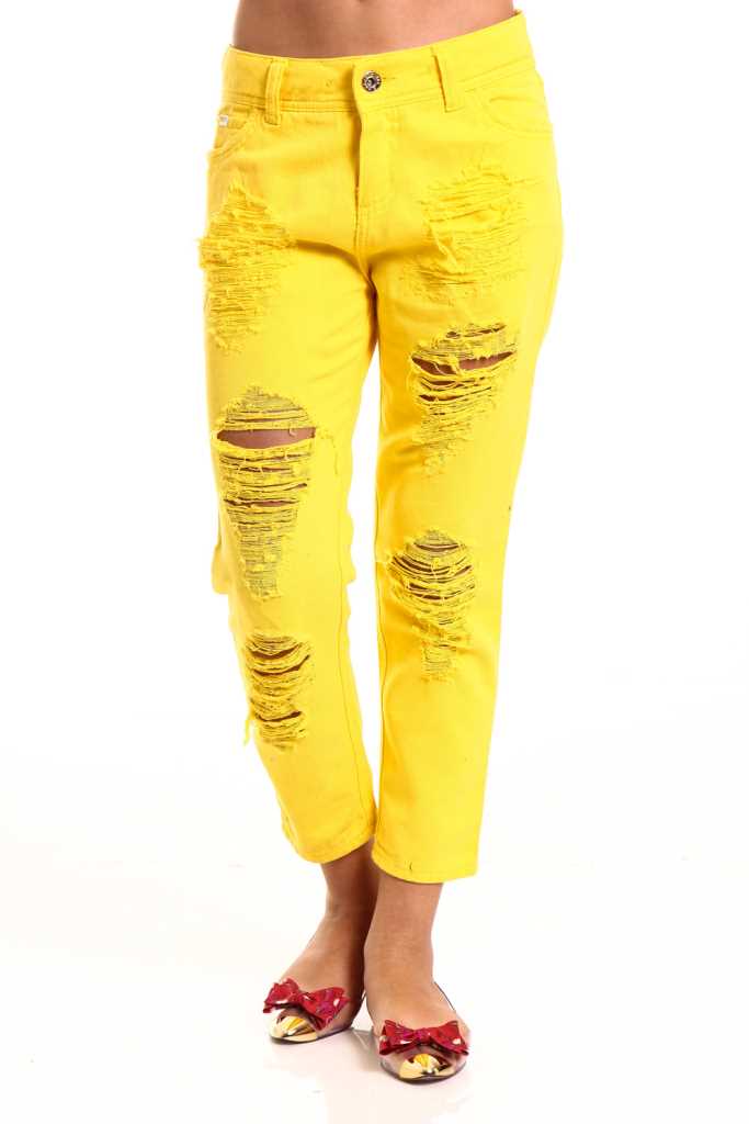 CALCA DUDA SARJA TINT 10 AMARELO NIPPON