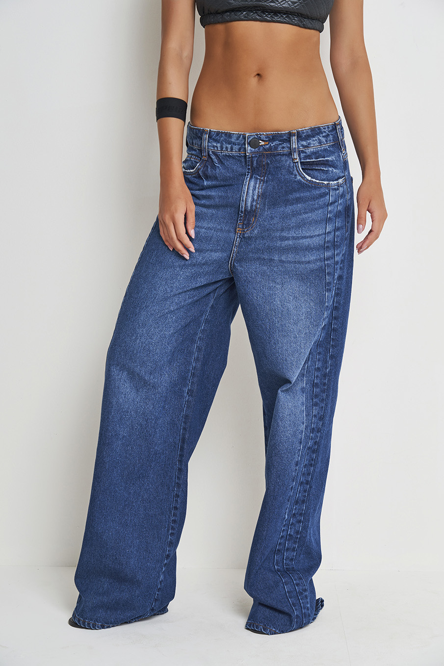 CALÇA JEANS DUNNAH LOW 46 INDIGO