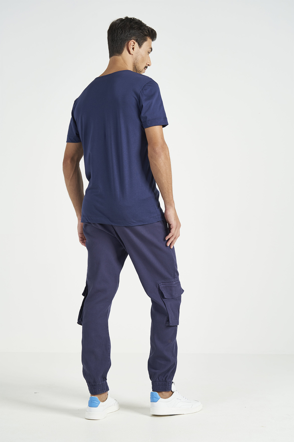 CALÇA SARJA FRED 42 AZUL DARKNESS