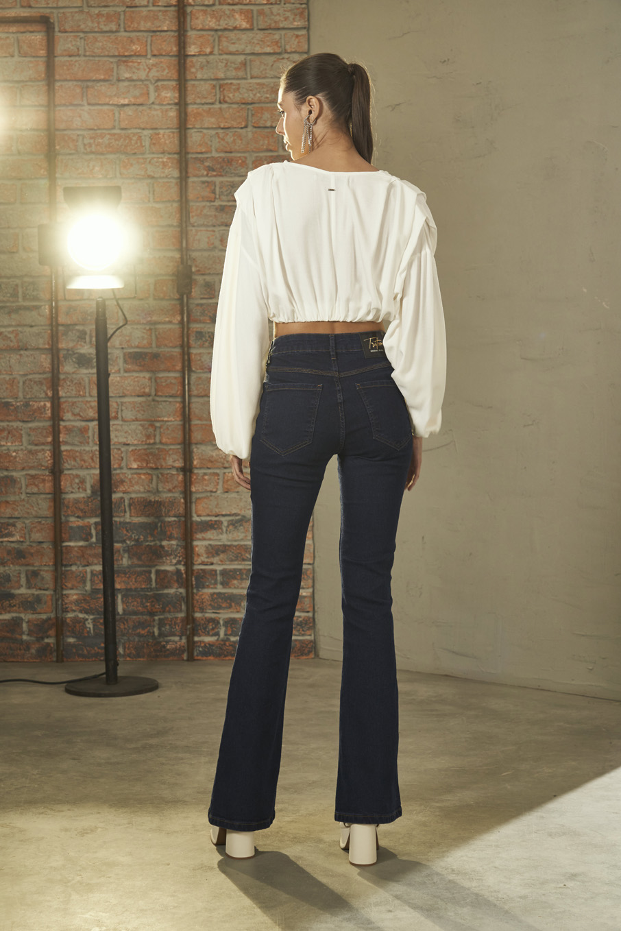 CALÇA JEANS MICHELE 38 INDIGO
