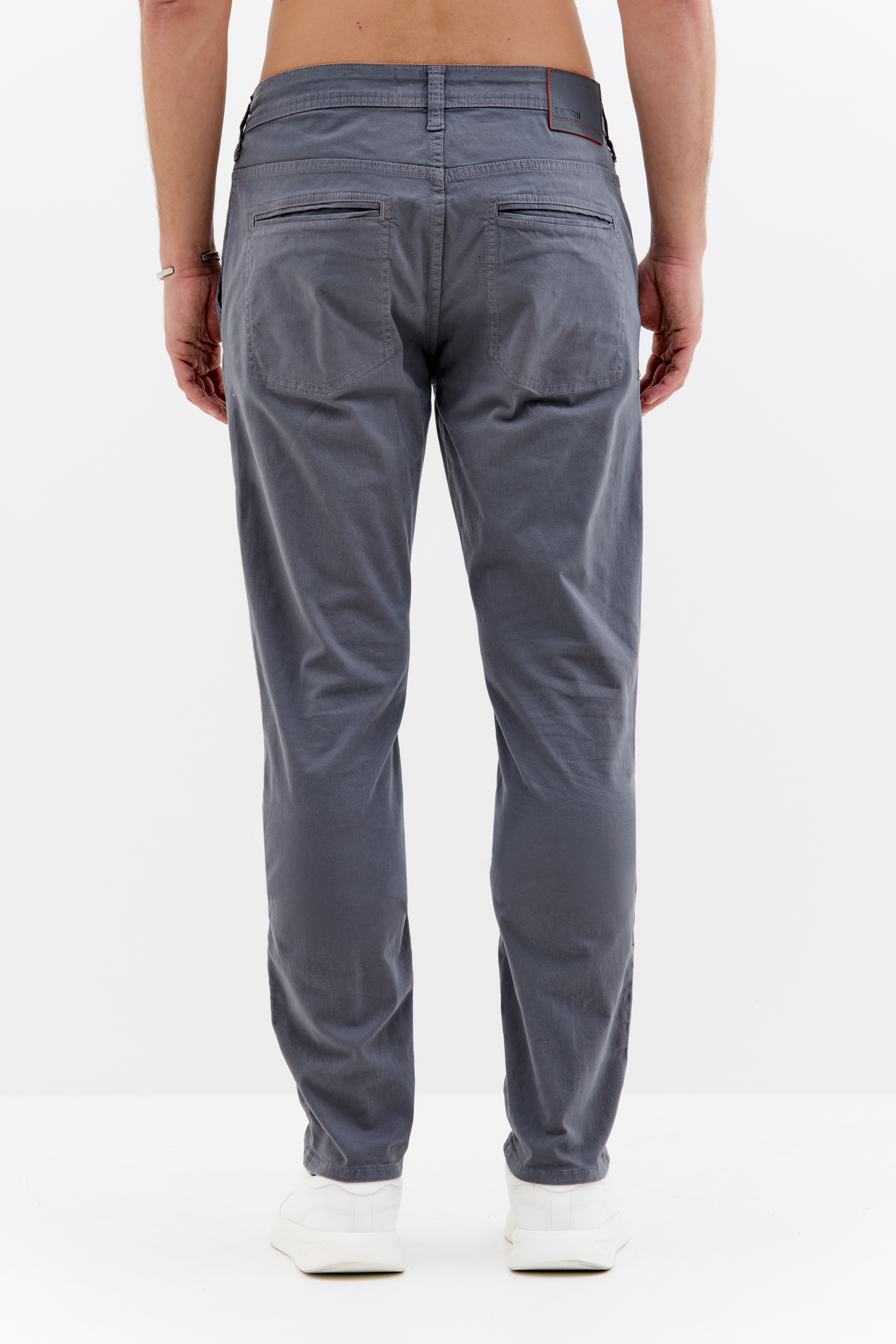 CALÇA SARJA HUGO 46 CINZA XISTO
