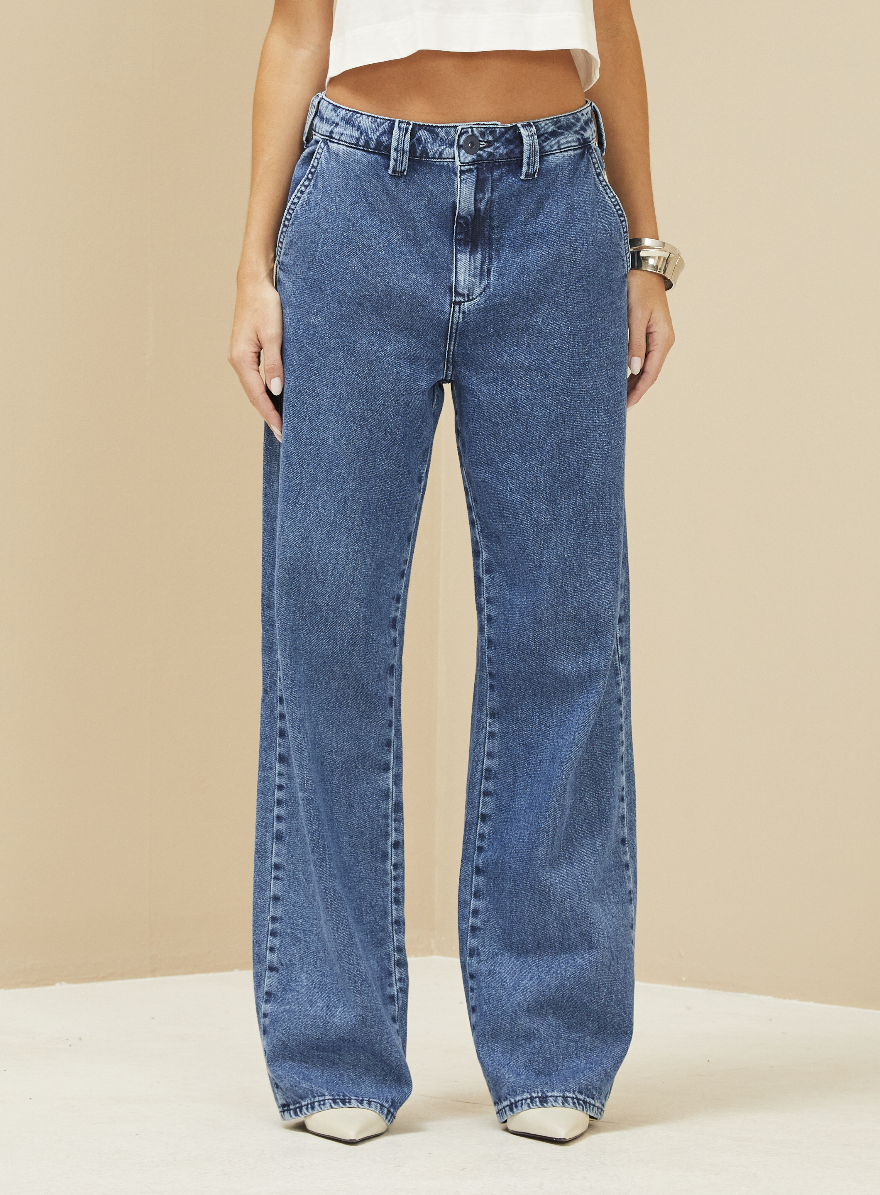 CALÇA JEANS BELLA 48 INDIGO