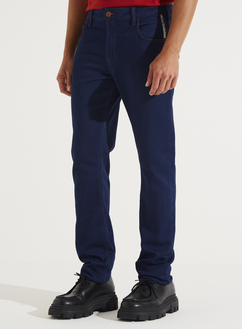 CALÇA JEANS PAUL SLIM 42 INDIGO