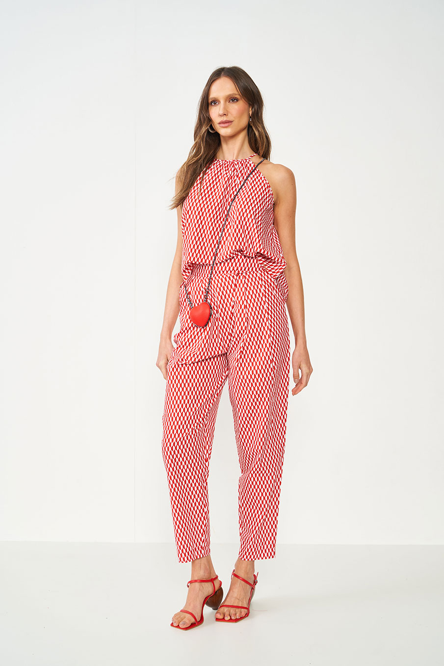 BLUSA ESTAMPADA GG GEOMETRICO VER.