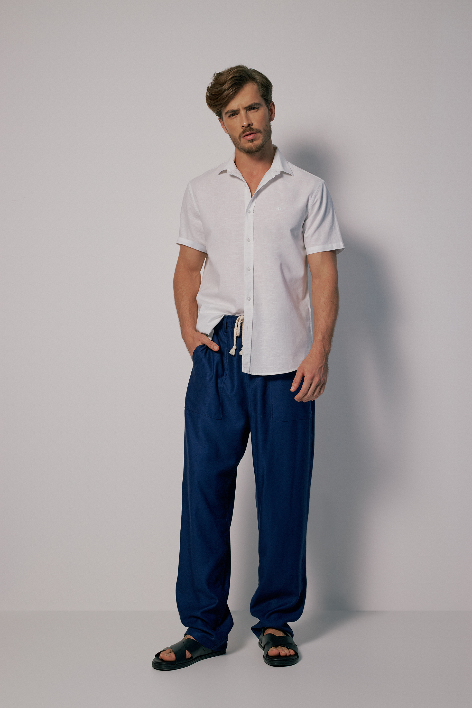 CAMISA LINHO RELAX G VERDE