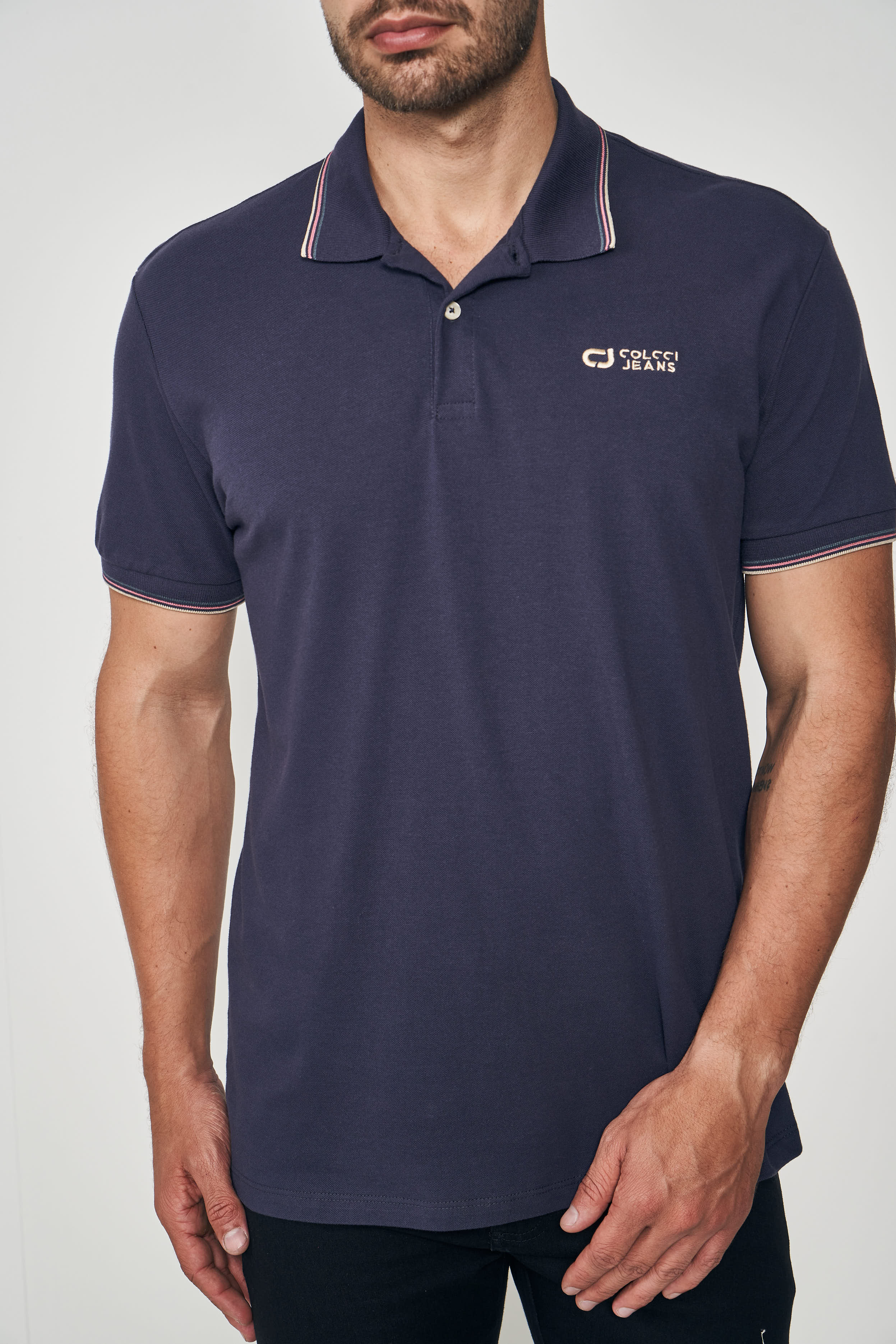 POLO COLCCI JEANS M AZUL SIDERAL