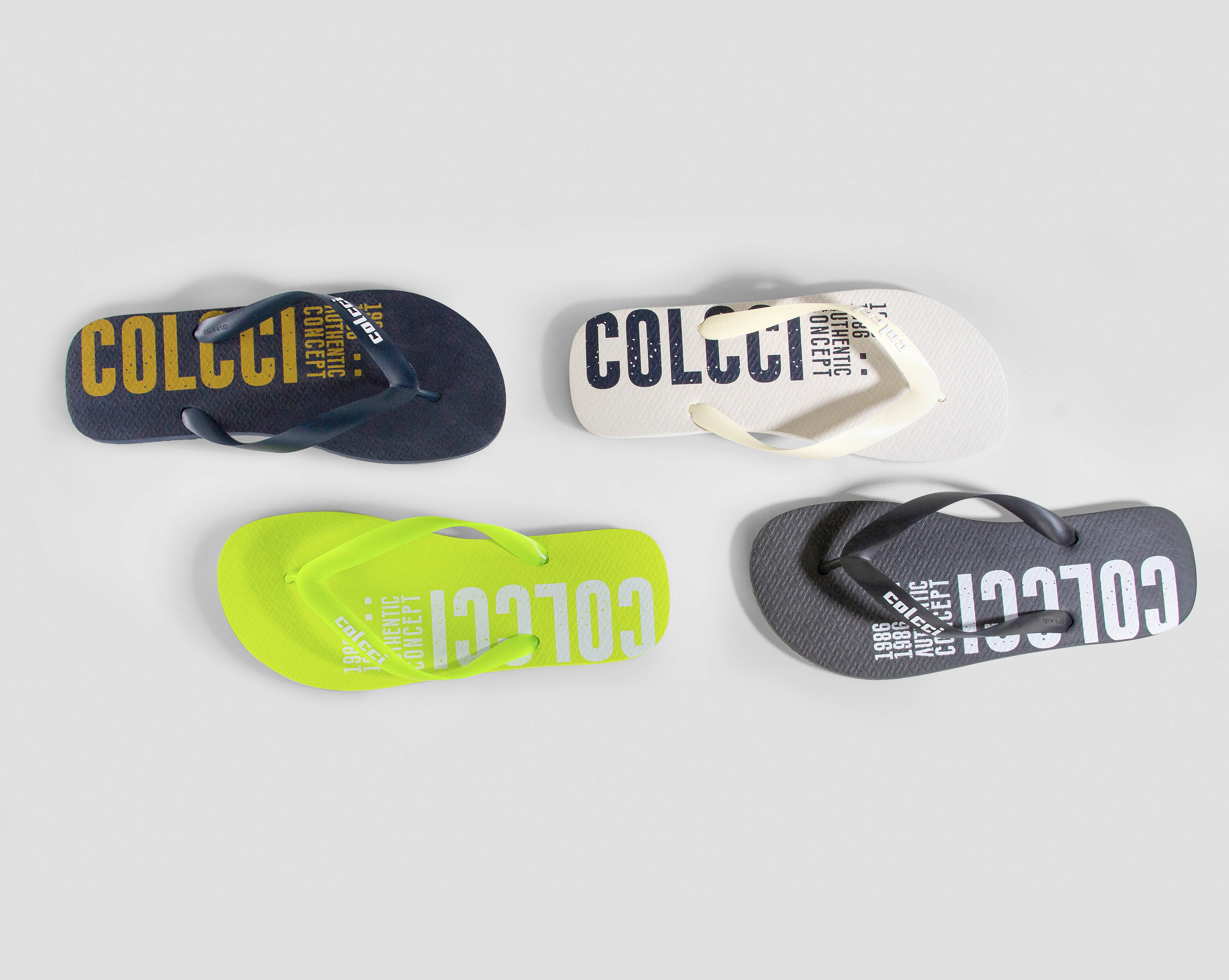 SANDALIA MASC COLCCI LOGOMANIA 2 37-38 PRETO