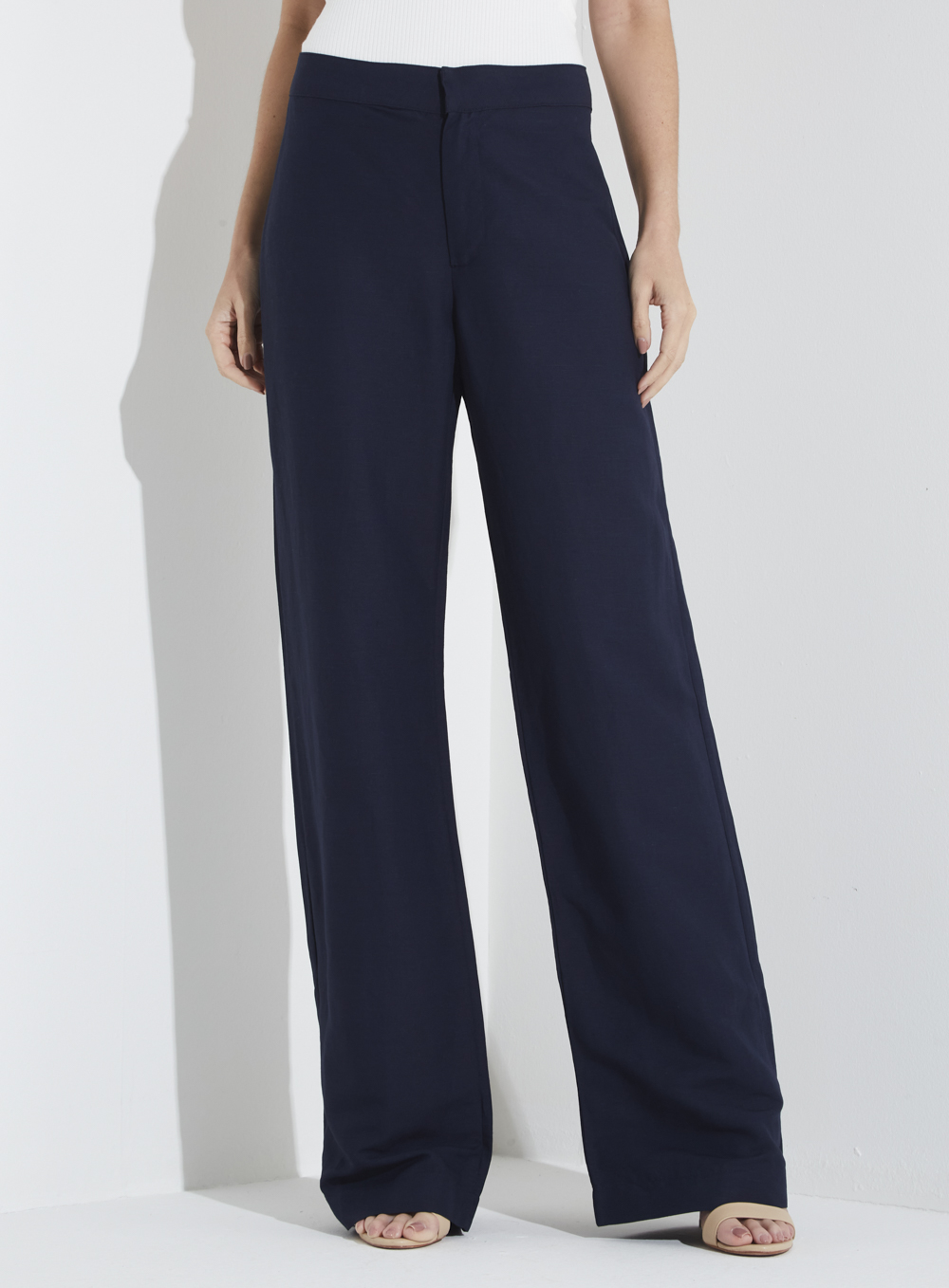 CALÇA LINHO 42 VERDE ALFAFA