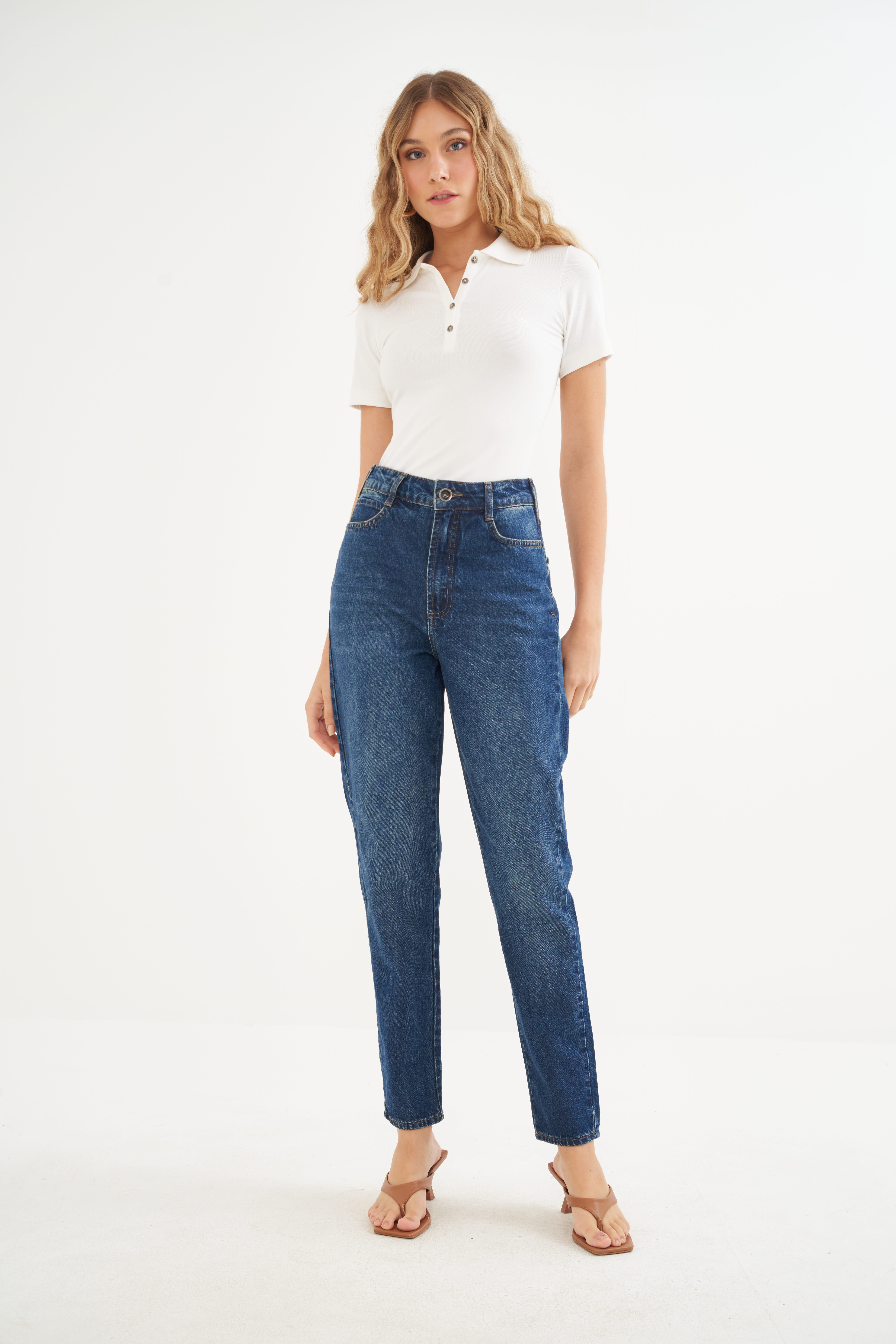 CALCA JEANS BRUNA 40 INDIGO