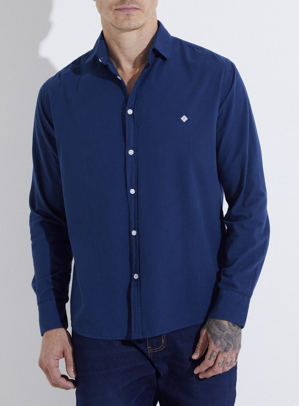 CAMISA SLIM FIT 2 AZUL DARKNESS