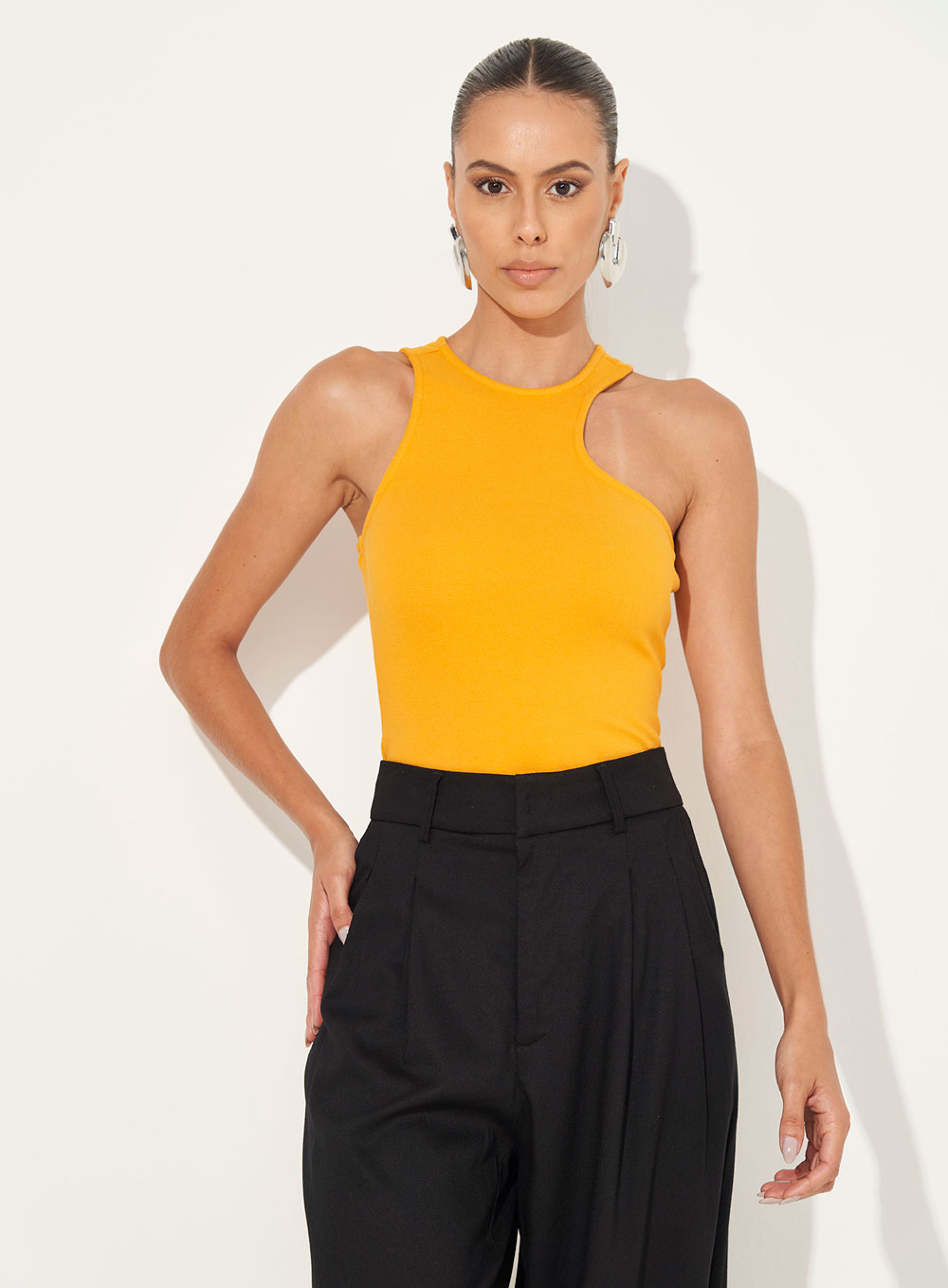 BLUSA COLCCI M MARROM LOREN
