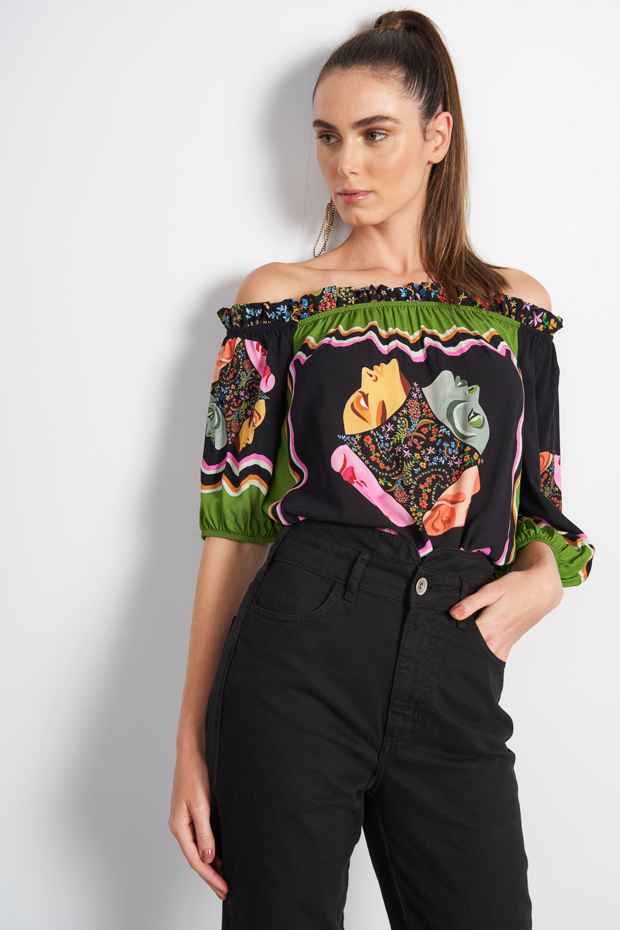 BLUSA ESTAMPADA P MASKS
