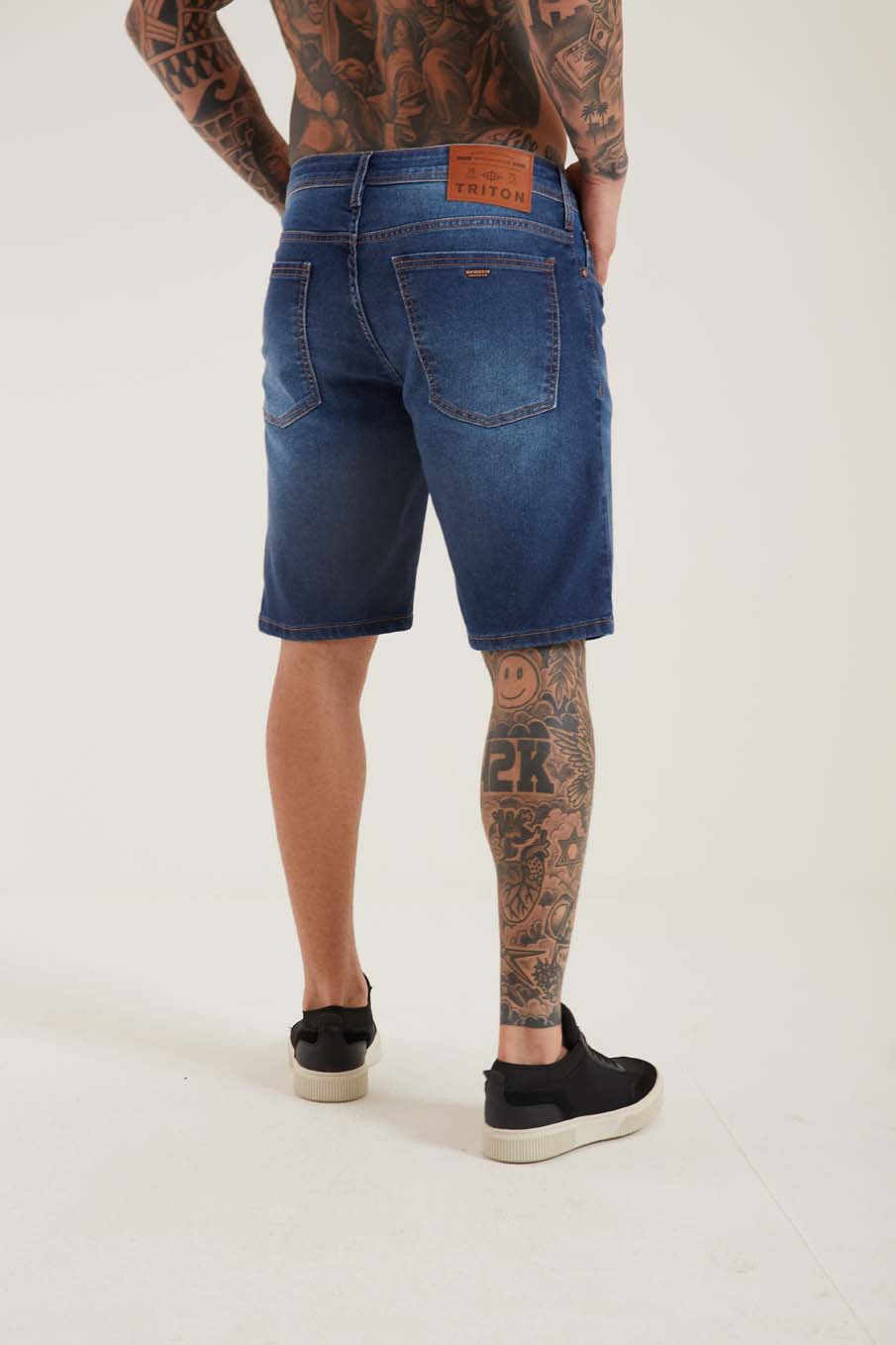 BERMUDA JEANS YURI 40 INDIGO
